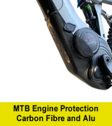 MTB engine protection carbon fibre and aluminum